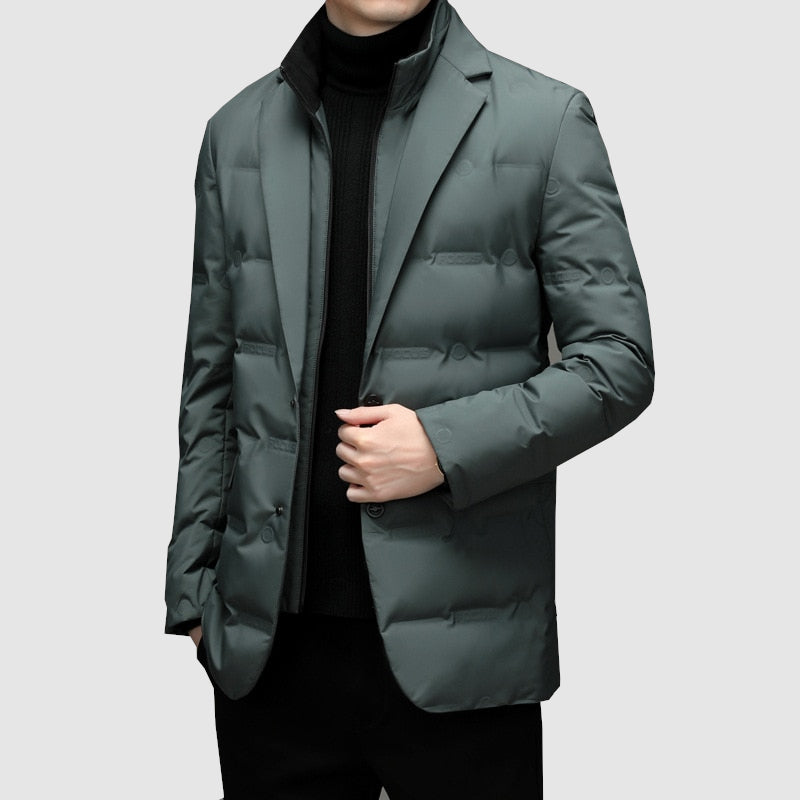 Herren Steppblazer – Moderner Business- und Freizeitblazer mit Steppung für Herbst und Winter