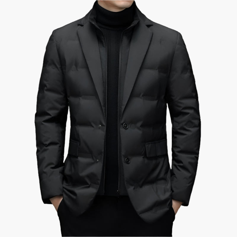 Herren Steppblazer – Moderner Business- und Freizeitblazer mit Steppung für Herbst und Winter