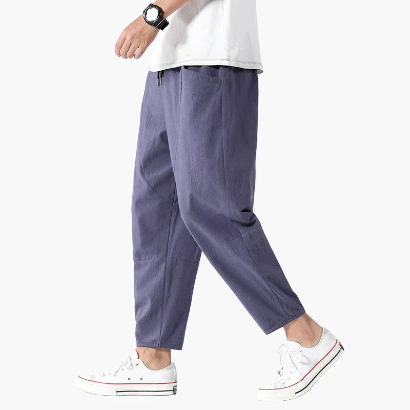 Herren Cropped Sommerhose – Lässige Freizeithose für Alltag und Streetstyle