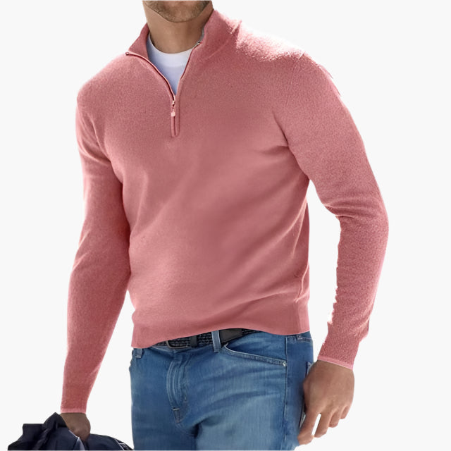 Herren Strickpullover mit Reißverschluss – Moderner Freizeit-Look und Komfort