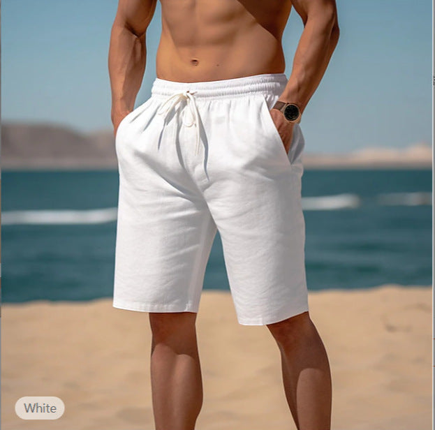 Gregory – Sommer-Drawstring-Shorts mit elastischem Bund für Herren