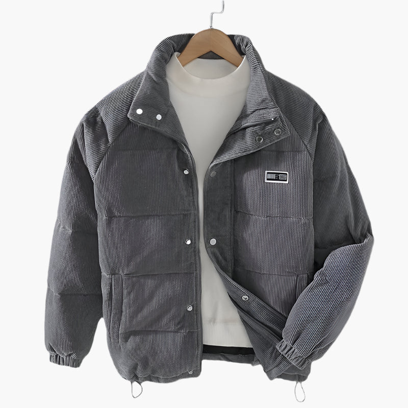 Herren Winter Steppjacke Wattiert – Modische Outdoorjacke für kalte Tage