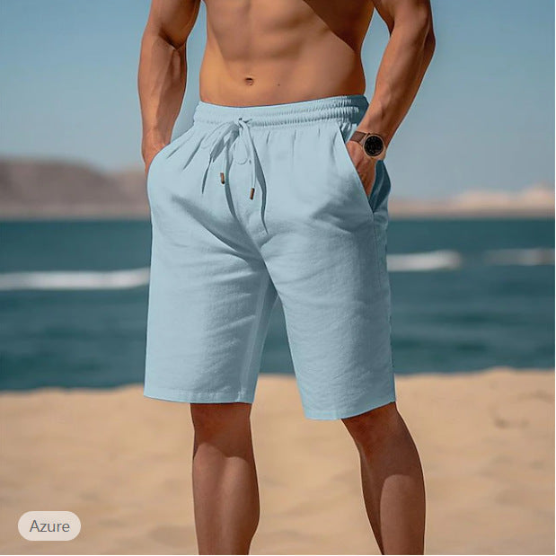 Gregory – Sommer-Drawstring-Shorts mit elastischem Bund für Herren