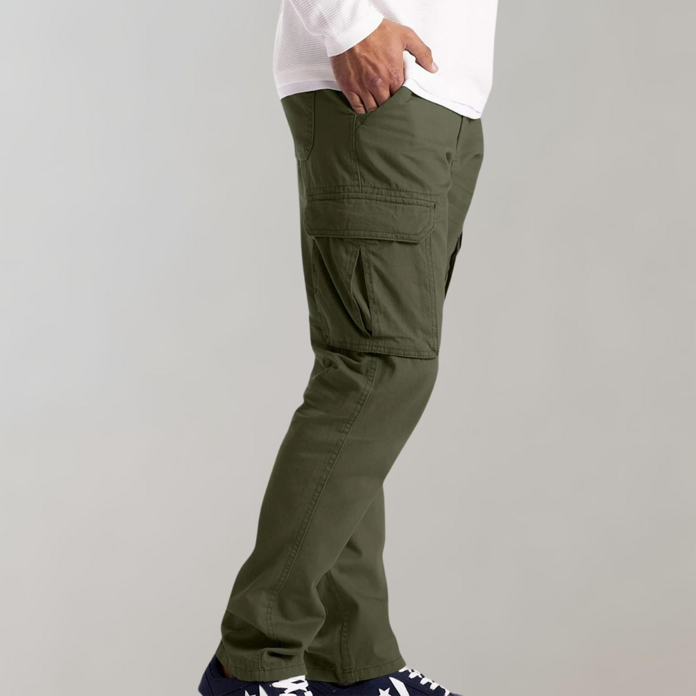 Herren Cargo Hose – Vielseitige, Bequeme Freizeithose mit Praktischen Taschen für Alltag & Outdoor
