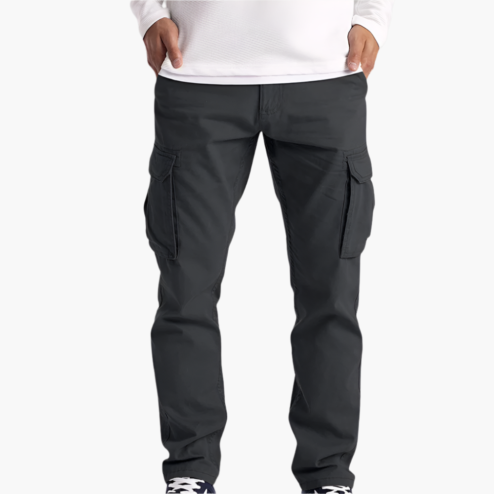 Herren Cargo Hose – Vielseitige, Bequeme Freizeithose mit Praktischen Taschen für Alltag & Outdoor