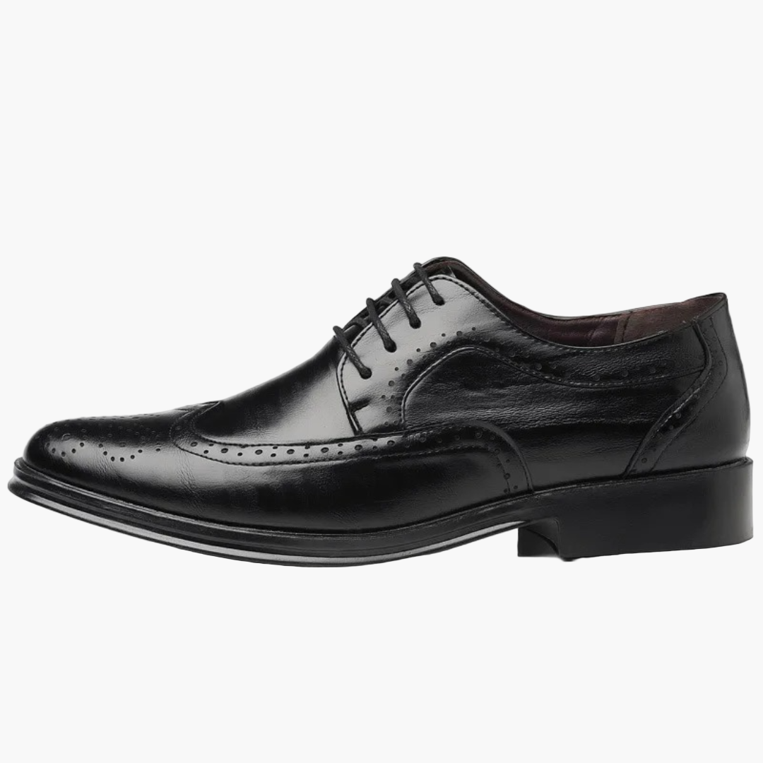 Herren Business Oxford Schuhe – Klassische Brogue Eleganz für formelle Anlässe