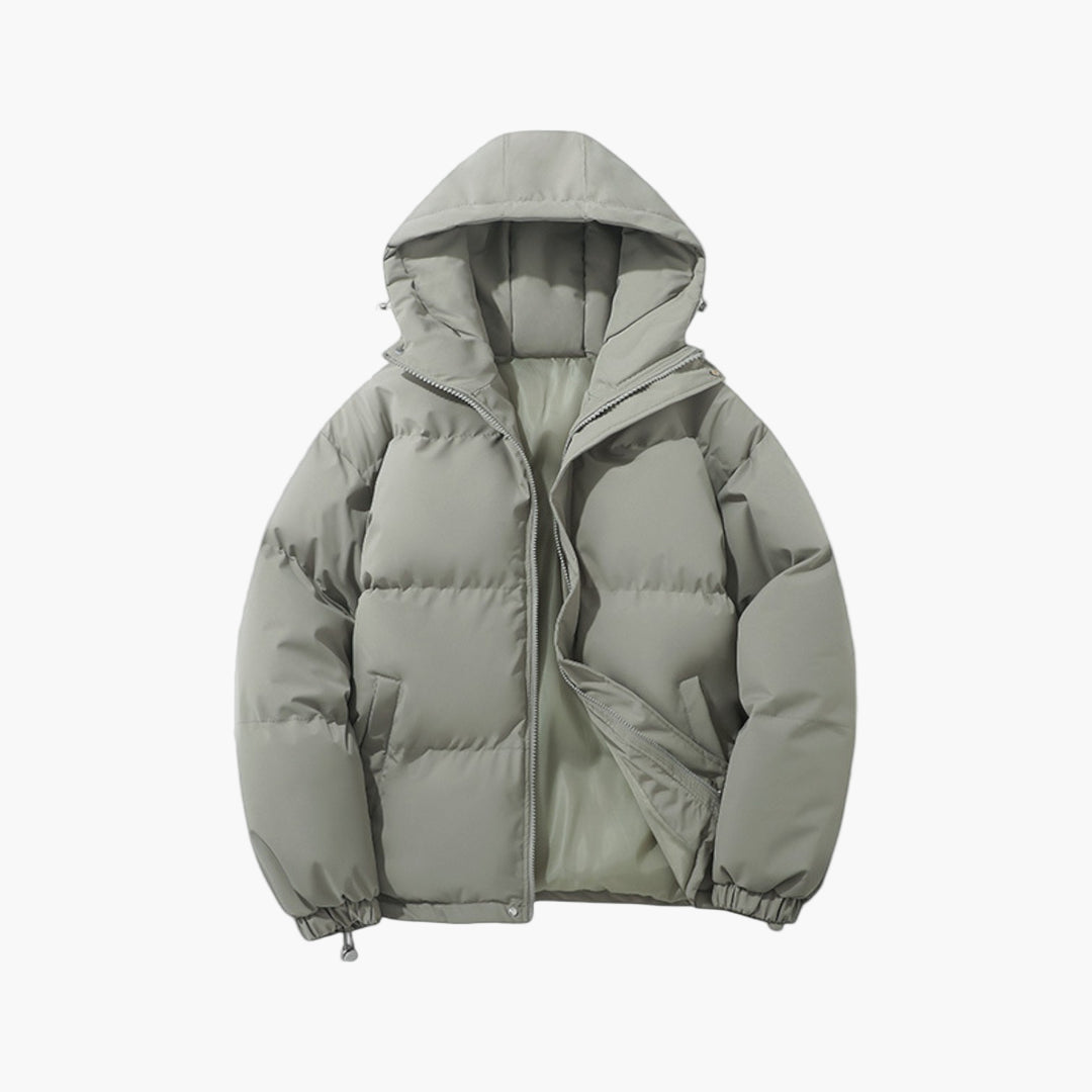 Herren Winter Steppjacke mit Kapuze – Urbaner Stil für Alltag und Freizeit