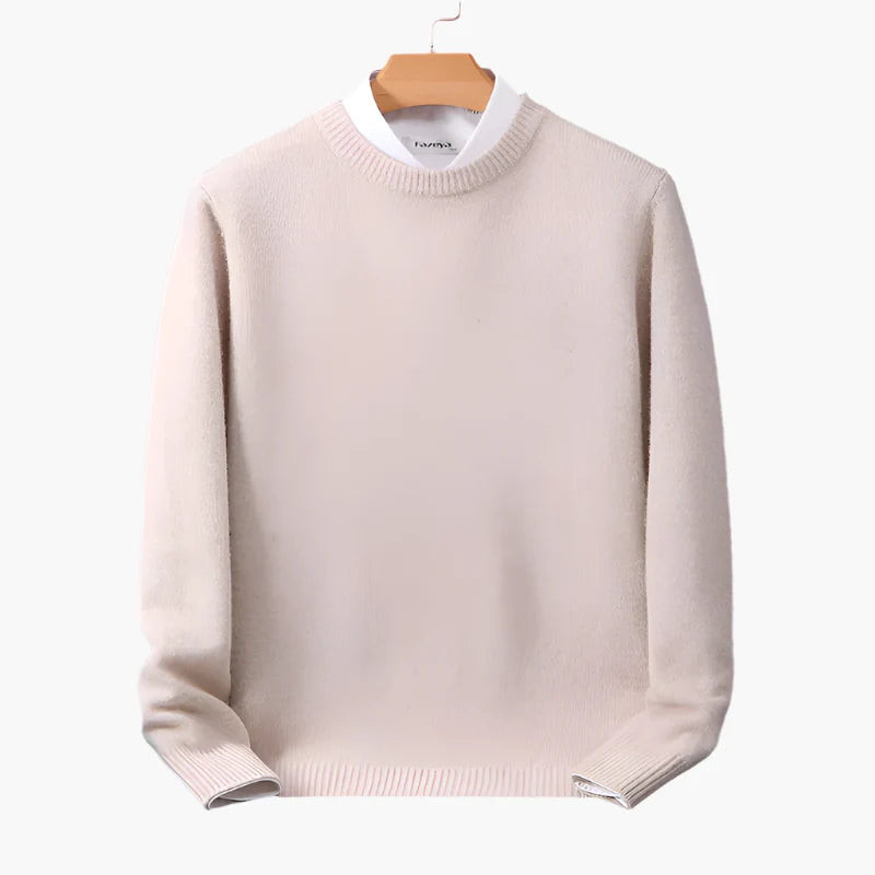 Herren Pullover mit Kragen – Klassischer Business Look, Eleganter Feinstrick, Ideal fürs Büro & Alltag
