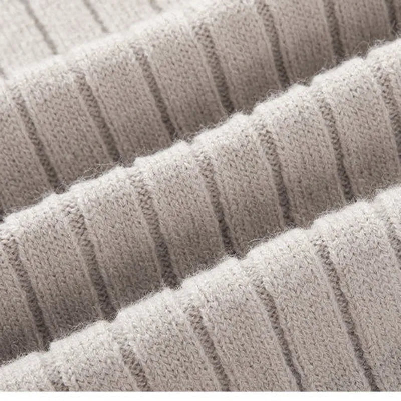 Herren Strickpullover mit Stehkragen und halbem Reißverschluss – Eleganter Freizeitpullover für Alltag und Büro