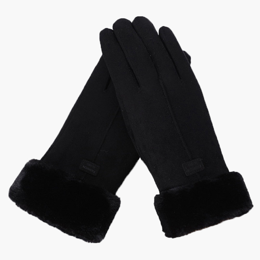 Damen Winterhandschuhe mit Fleecefutter – Touchscreen & Wasserfest – Stilvolle Thermohandschuhe für kalte Tage