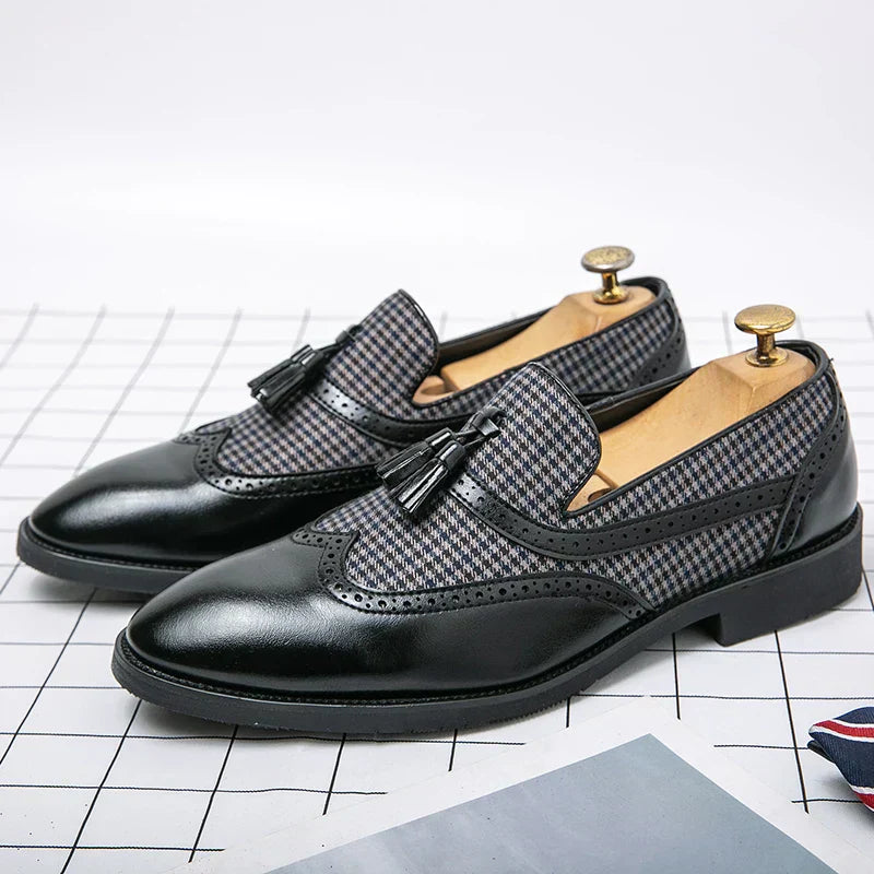 Herren Klassische Business-Loafer im Vintage-Stil – Elegante Schuhe für Büro & Freizeit