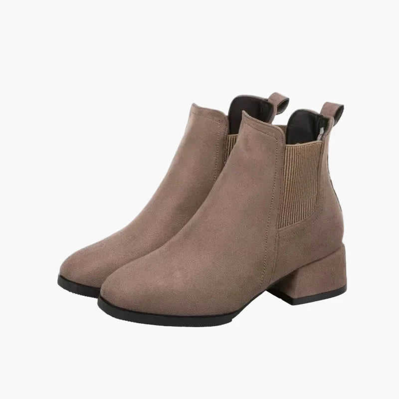 Damen Chelsea Stiefeletten mit Blockabsatz – Modische Alltags-Boots für Herbst und Winter