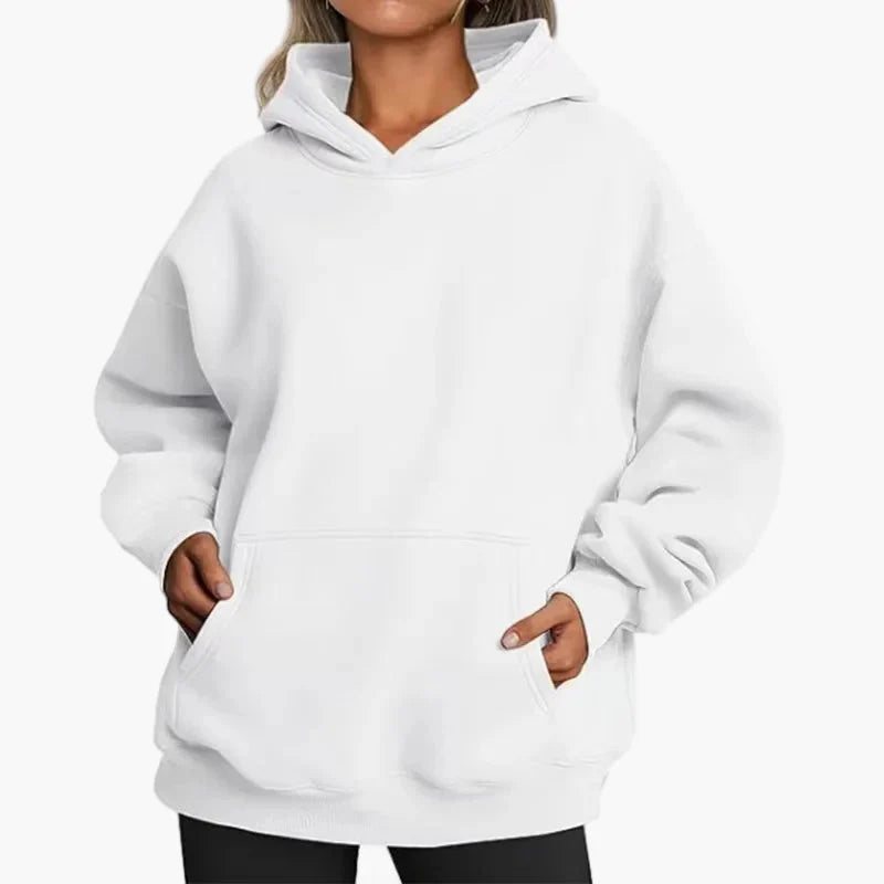 Damen Oversize Hoodie Freizeit Kapuzenpullover – Bequemer Streetwear Style