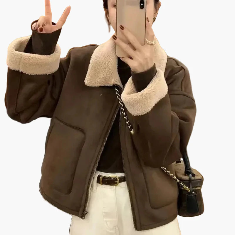 Damen Winterjacke im lässigen Stil für Alltag und Freizeit