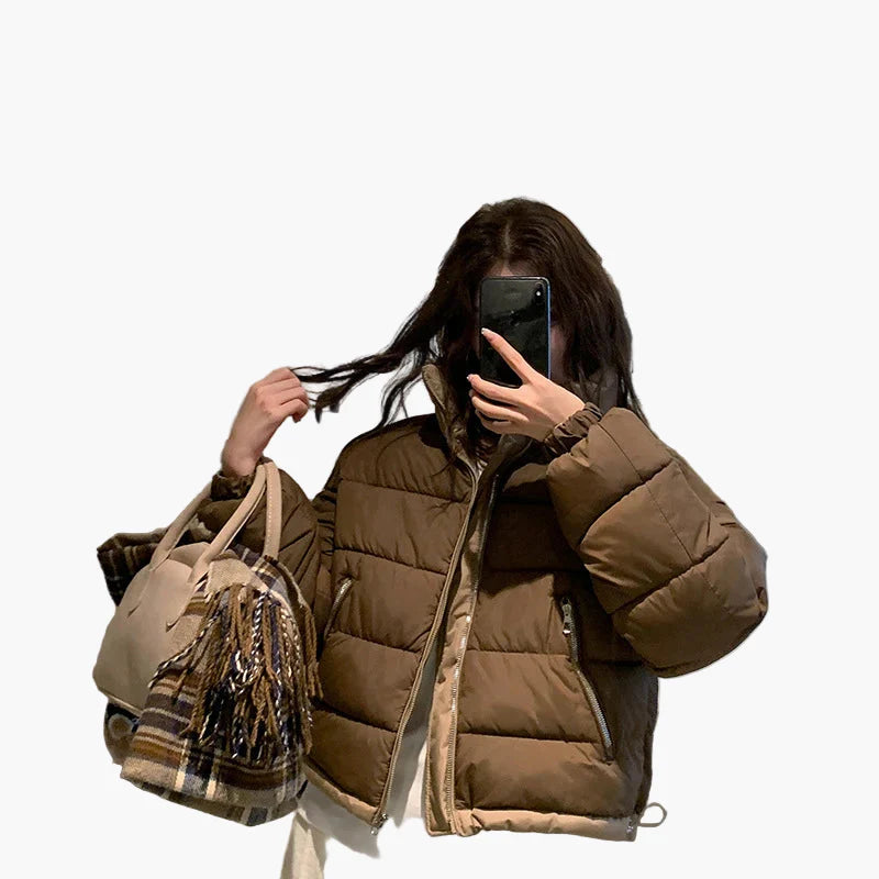 Damen Steppjacke im lässigen Streetstyle – Perfekt für Alltag und Freizeit