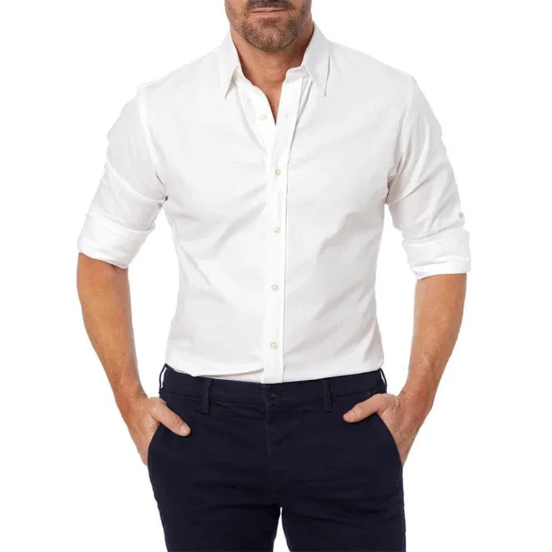 Charles – Herren Slim-Fit Baumwollhemd