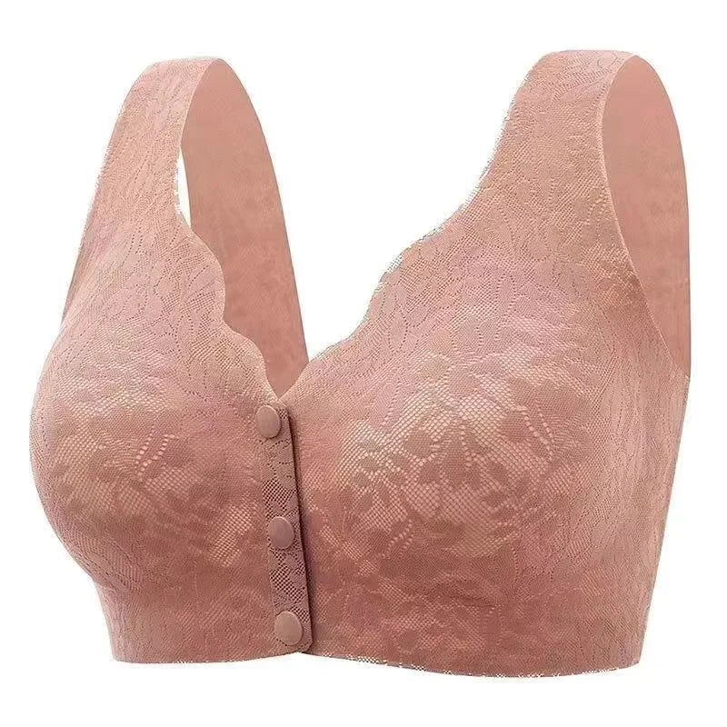 Amelia – Nahtloser Still-BH mit Frontknöpfen