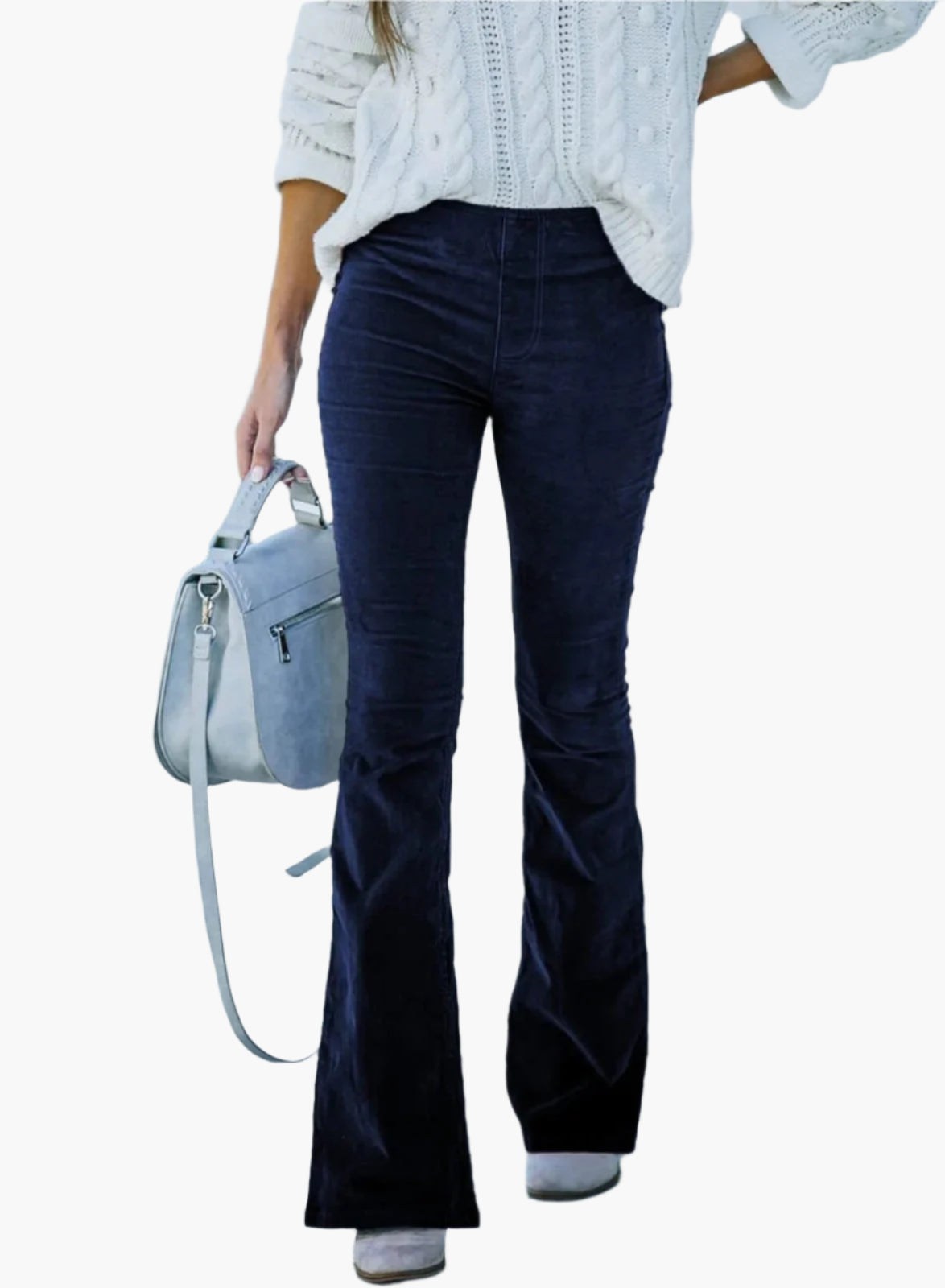 Damen Flare Hose – Modische High Waist Schlaghose für Alltag und Büro