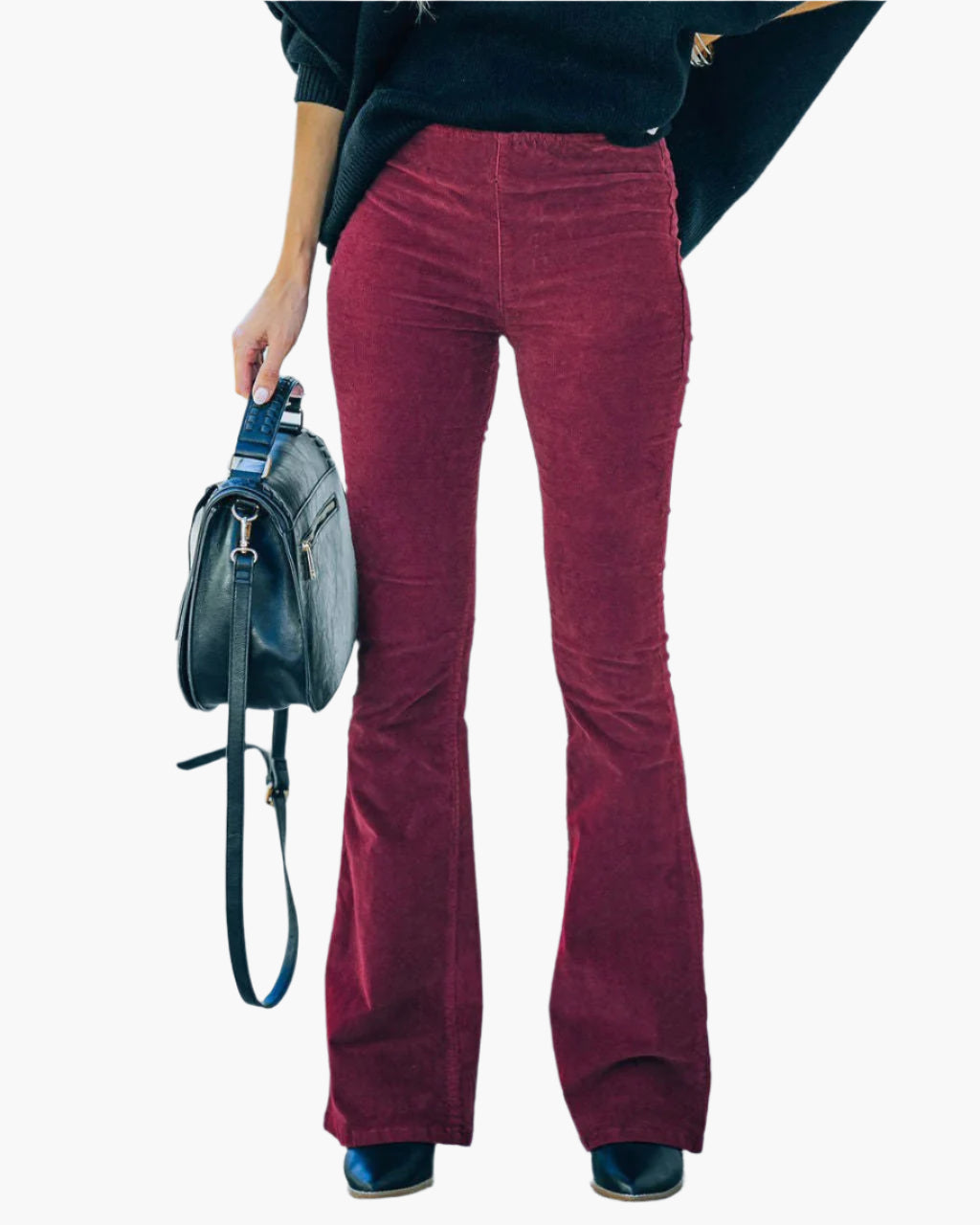 Damen Flare Hose – Modische High Waist Schlaghose für Alltag und Büro
