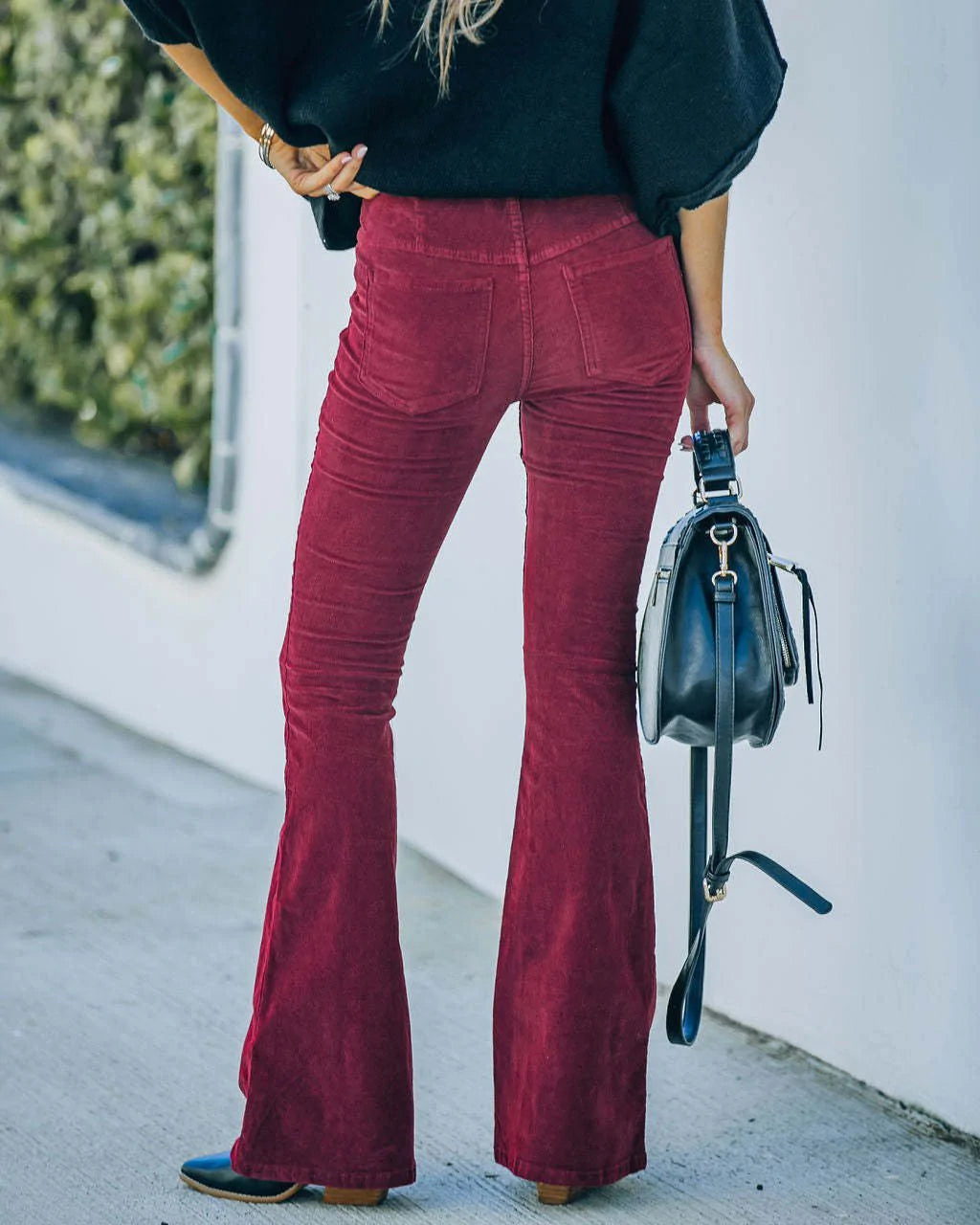 Damen Flare Hose – Modische High Waist Schlaghose für Alltag und Büro