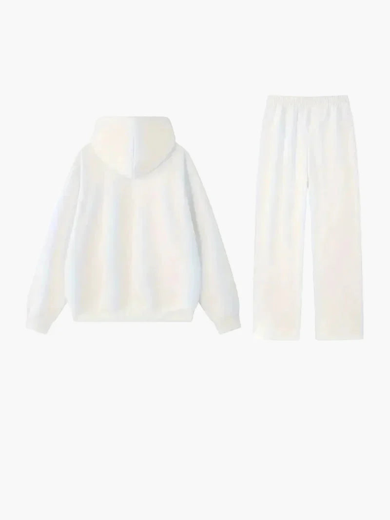 Damen Loungewear Set Kapuzenpullover und Jogginghose – Bequemer Freizeitanzug für Alltag und Entspannung