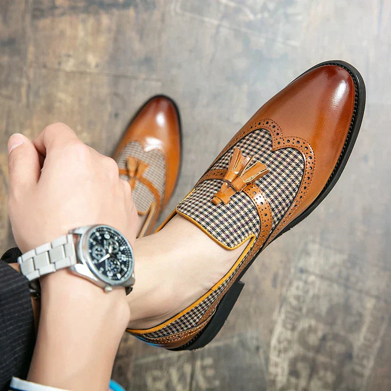 Herren Klassische Business-Loafer im Vintage-Stil – Elegante Schuhe für Büro & Freizeit