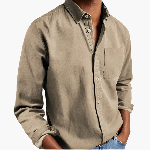 Herren Freizeithemd Denim – Klassisches Button-Down für Alltag & Büro