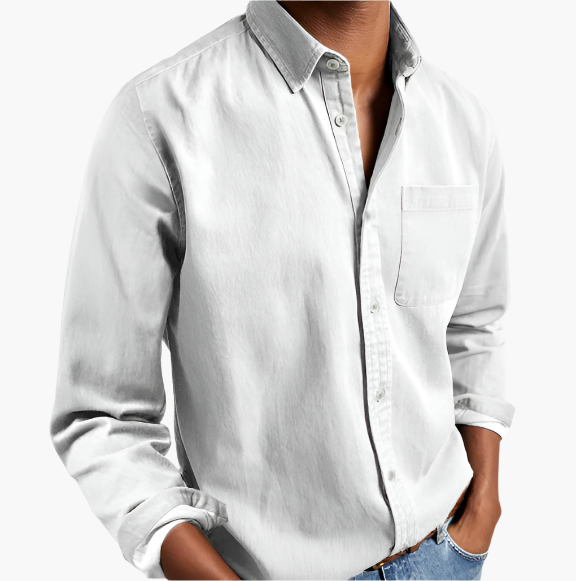 Herren Freizeithemd Denim – Klassisches Button-Down für Alltag & Büro