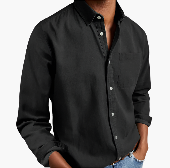 Herren Freizeithemd Denim – Klassisches Button-Down für Alltag & Büro