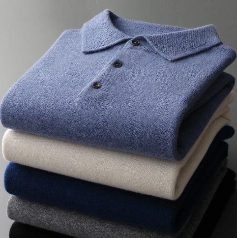 Herren Premium Polopullover – Klassischer Stil für Business & Freizeit