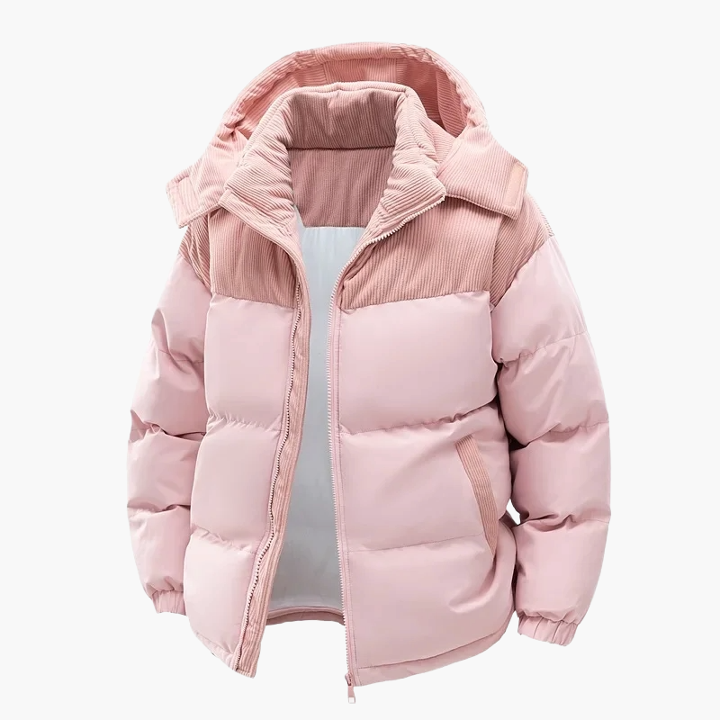 Unisex Winter Steppjacke mit Kapuze – Warme Freizeitjacke für Alltag und Outdoor