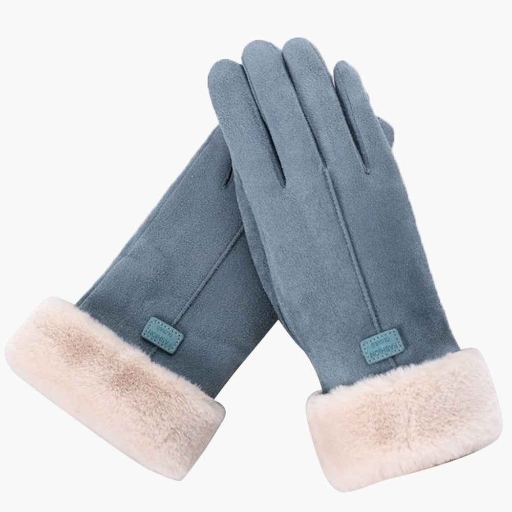 Damen Winterhandschuhe mit Fleecefutter – Touchscreen & Wasserfest – Stilvolle Thermohandschuhe für kalte Tage
