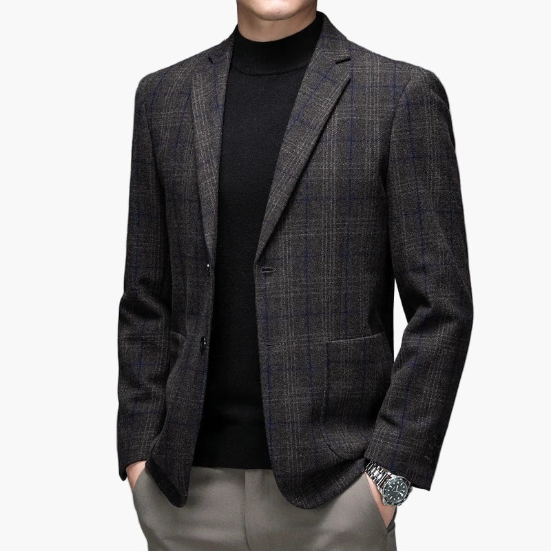 Herren Business Freizeit Sakko Slim Fit – Eleganter Blazer für Büro und Alltag
