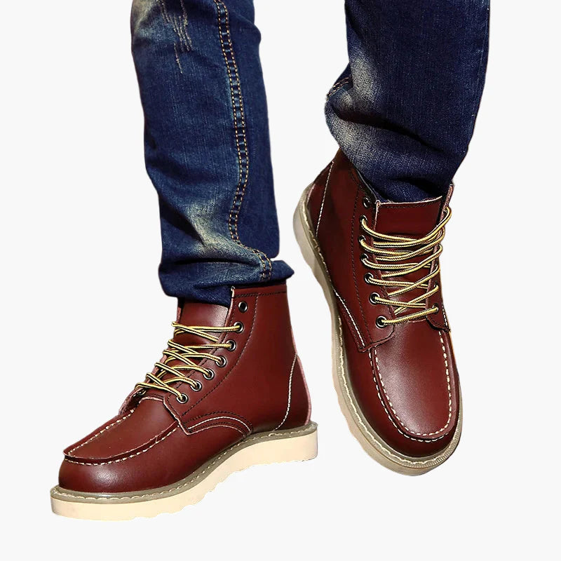 Herren Winter Retro Stiefel – Modische warme Outdoor Boots für Alltag & Freizeit