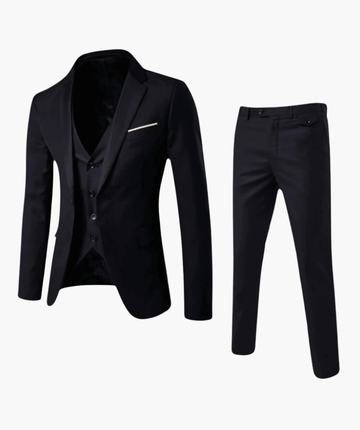 Herren Business 3-teilig Anzug – Eleganter Dreiteiler für Hochzeit & Büro