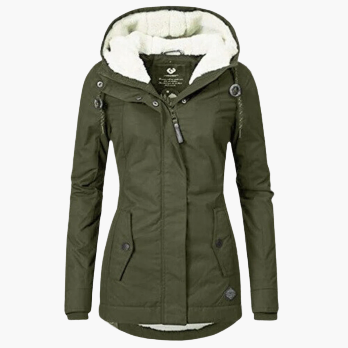 Damen Winter Parka Sherpa-Hoodie – Stilvoller, warmer Outdoor Mantel für kalte Tage