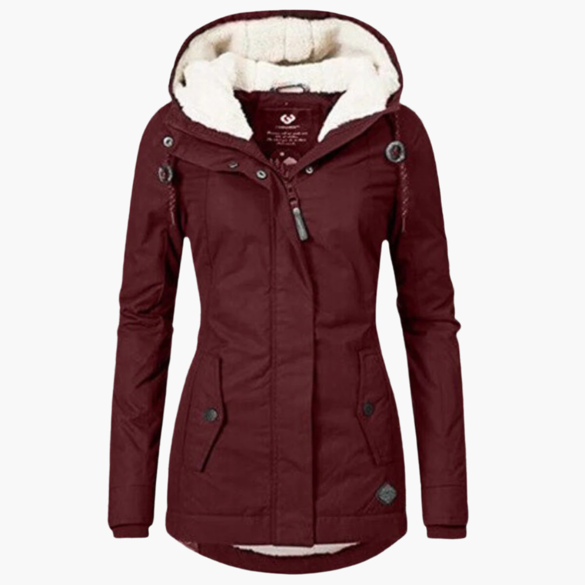 Damen Winter Parka Sherpa-Hoodie – Stilvoller, warmer Outdoor Mantel für kalte Tage