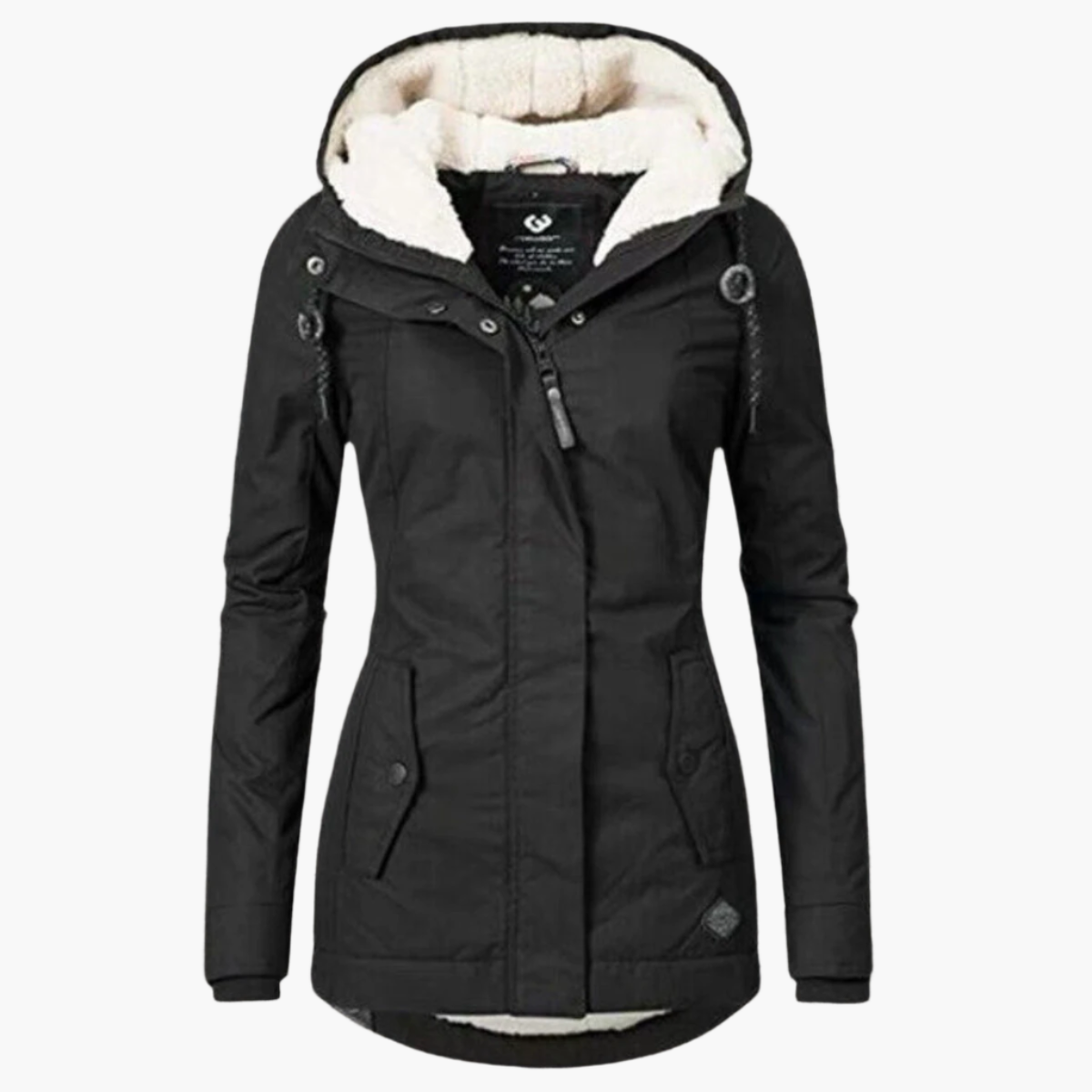 Damen Winter Parka Sherpa-Hoodie – Stilvoller, warmer Outdoor Mantel für kalte Tage