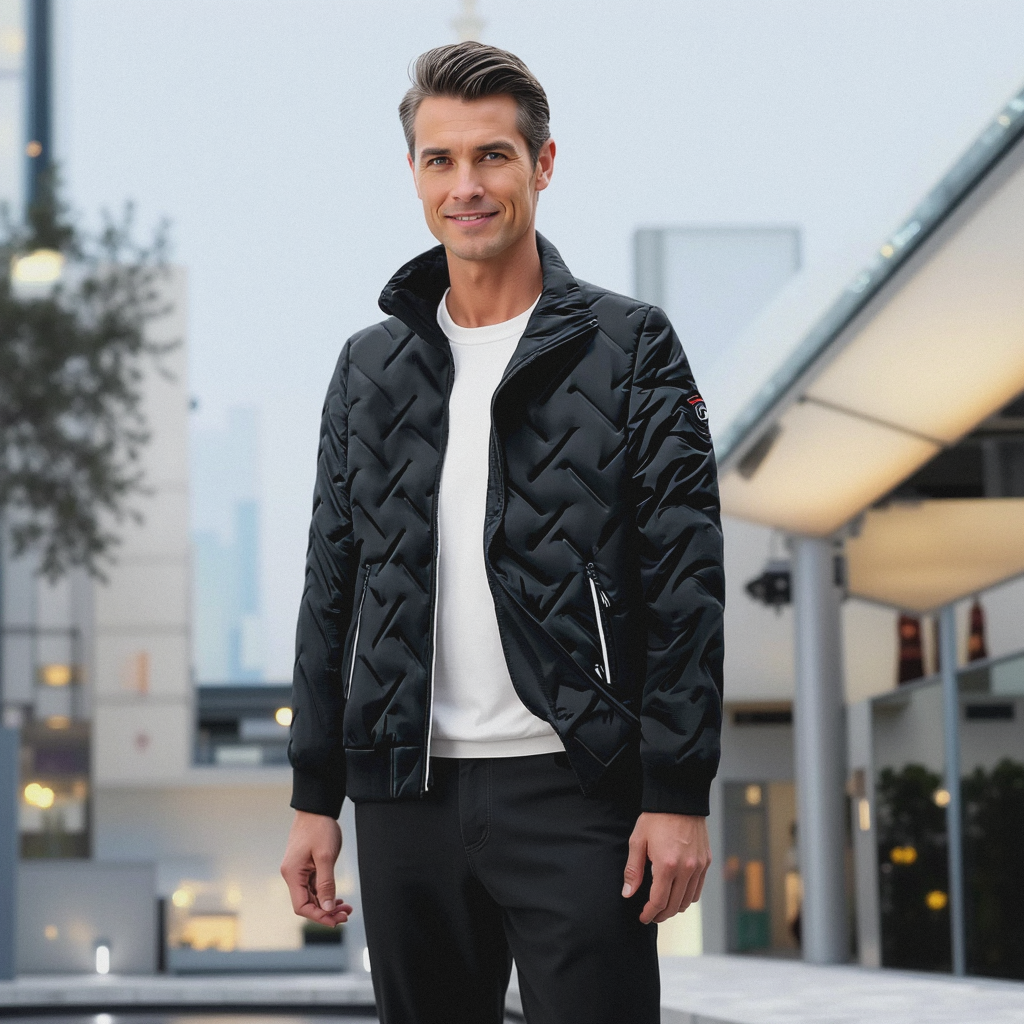 Herren Winter Steppjacke – Modische Übergangsjacke mit Komfort und Stil