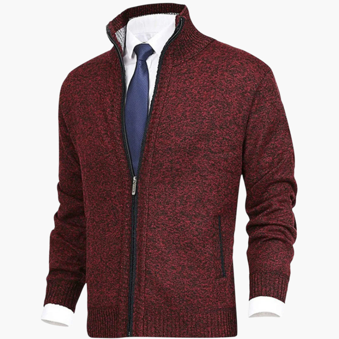 Herren Strickjacke mit Reißverschluss – Stilvolles Freizeit- und Business-Outfit