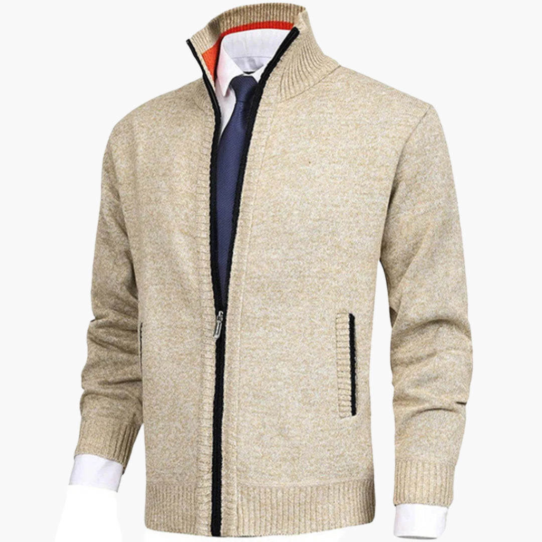 Herren Strickjacke mit Reißverschluss – Stilvolles Freizeit- und Business-Outfit