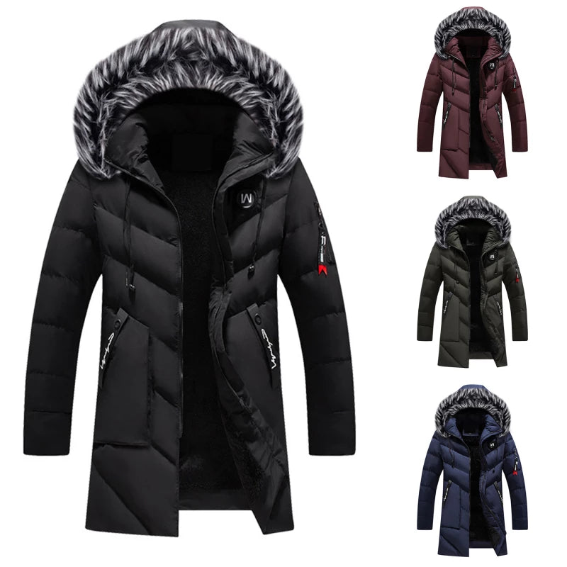 Herren Winterjacke mit Kapuze – Warme, Stilvolle Outdoorjacke für kalte Tage