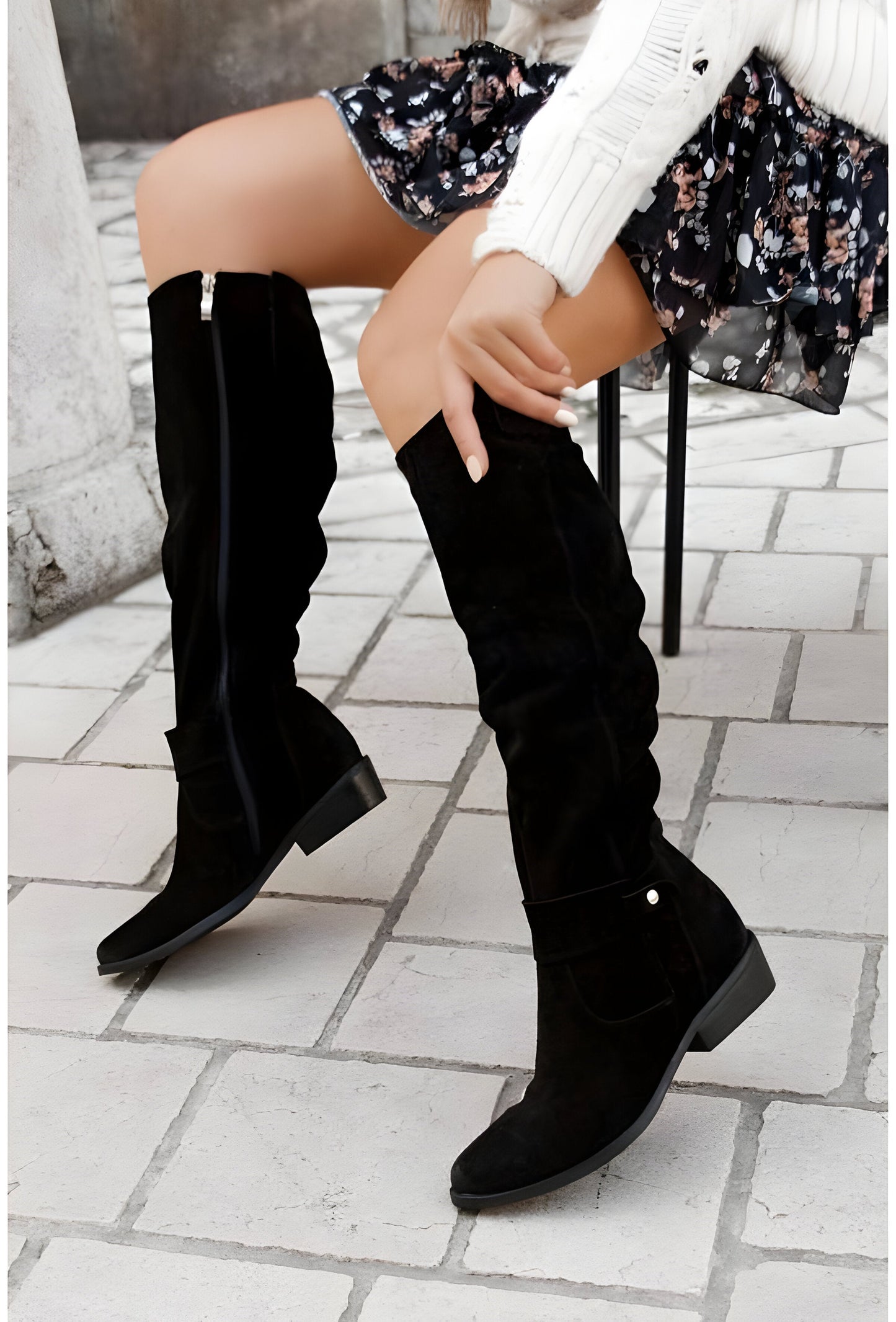 Damen Stiefel Kniehoch Modisch & Bequem für Alltag und Büro