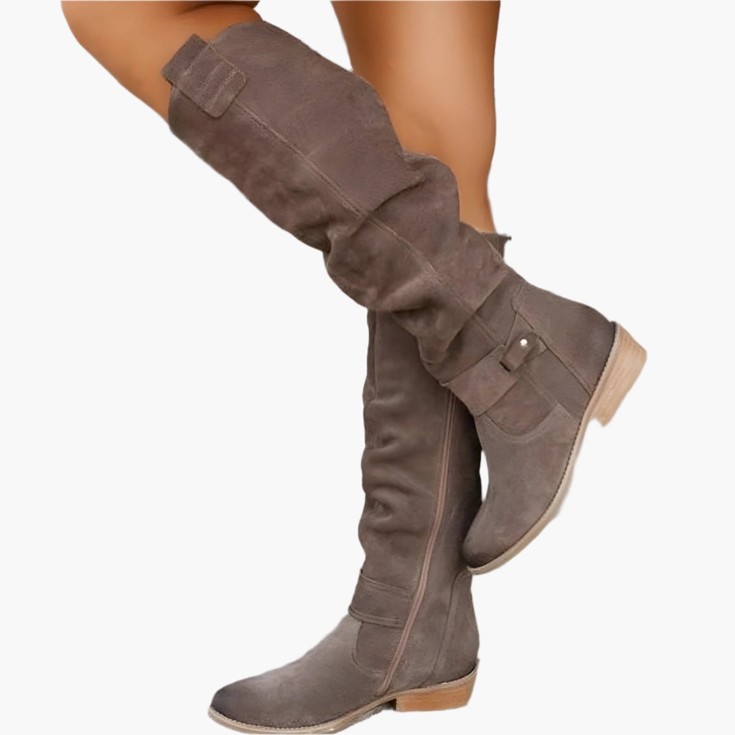 Damen Stiefel Kniehoch Modisch & Bequem für Alltag und Büro