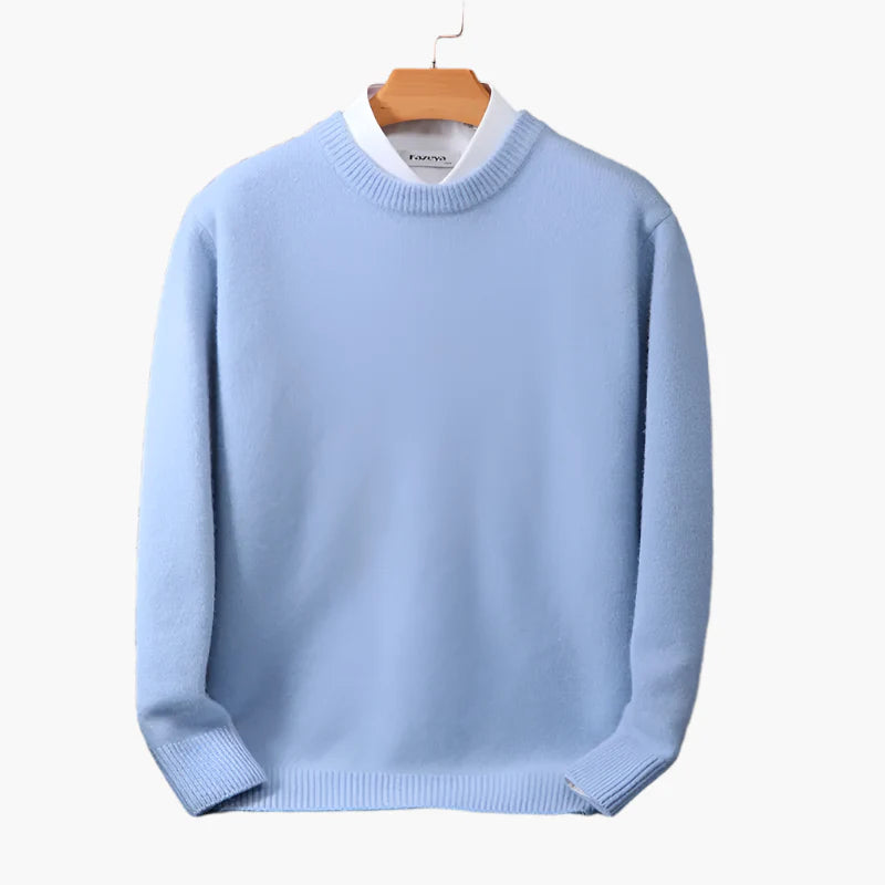 Herren Pullover mit Kragen – Klassischer Business Look, Eleganter Feinstrick, Ideal fürs Büro & Alltag