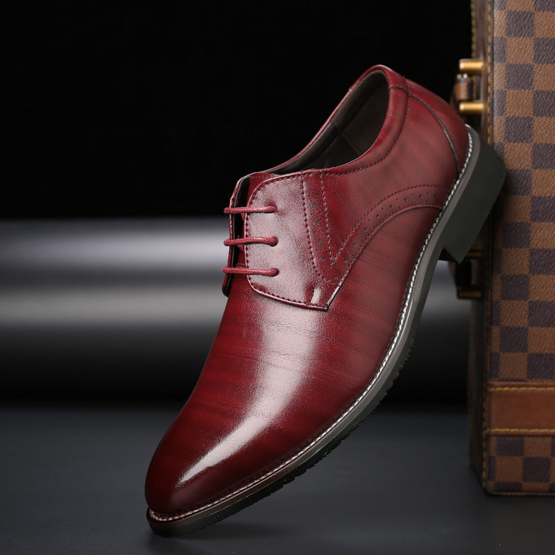 Herren Business Schnürschuhe – Elegante Klassische Halbschuhe für Büro und festliche Anlässe