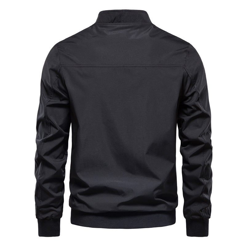 Leichte Herren Sommerjacke – Atmungsaktive Jacke für warme Tage mit Reißverschluss
