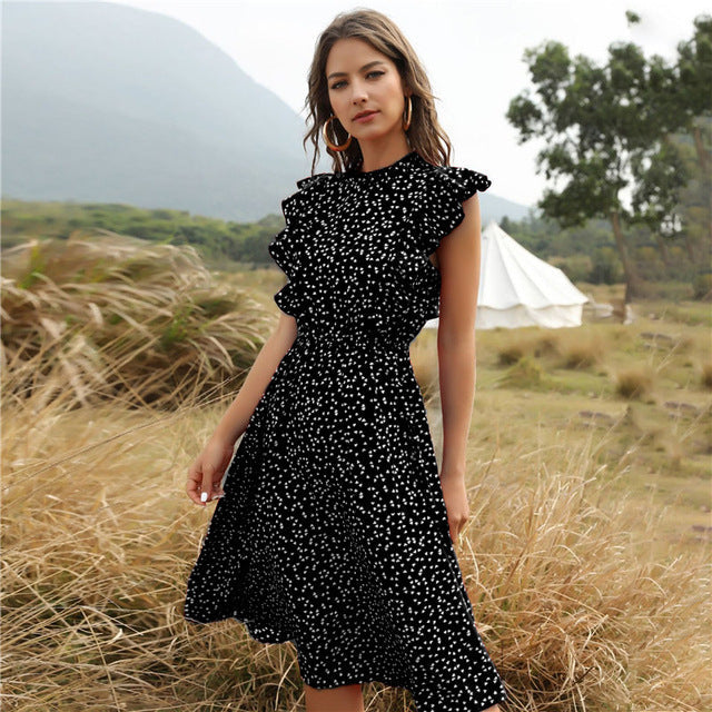 Charlotte – Langes Maxikleid aus Sommer-Chiffon