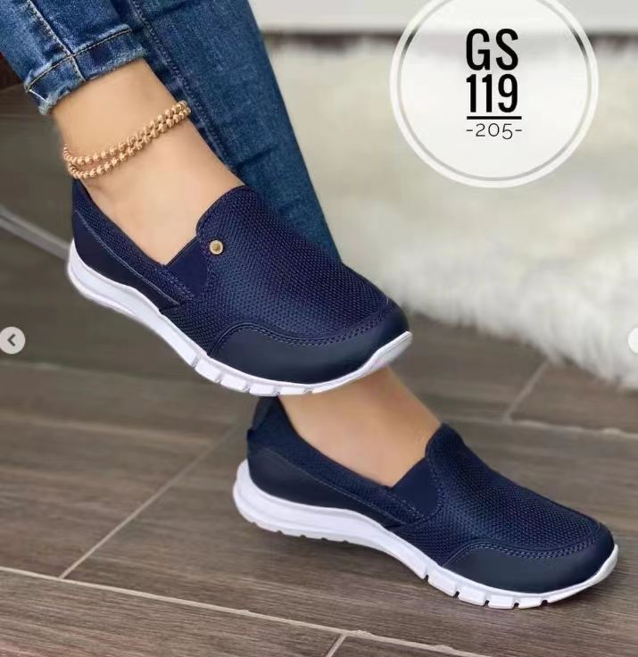 Damen Slip-On Freizeitschuhe – Bequeme atmungsaktive Sneakers für Alltag und Freizeit