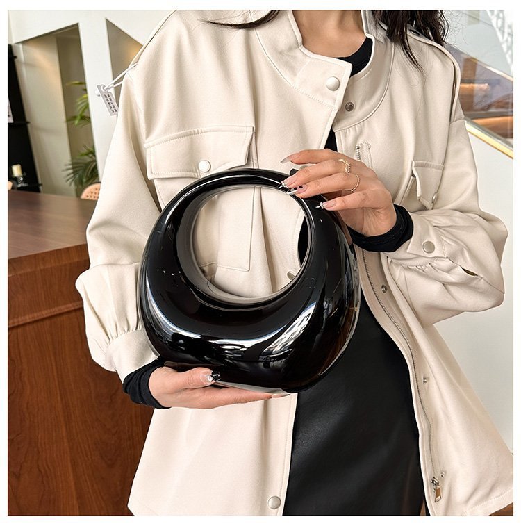 Claire – Acryl Handtasche Mond Abendtasche Umhängetasche